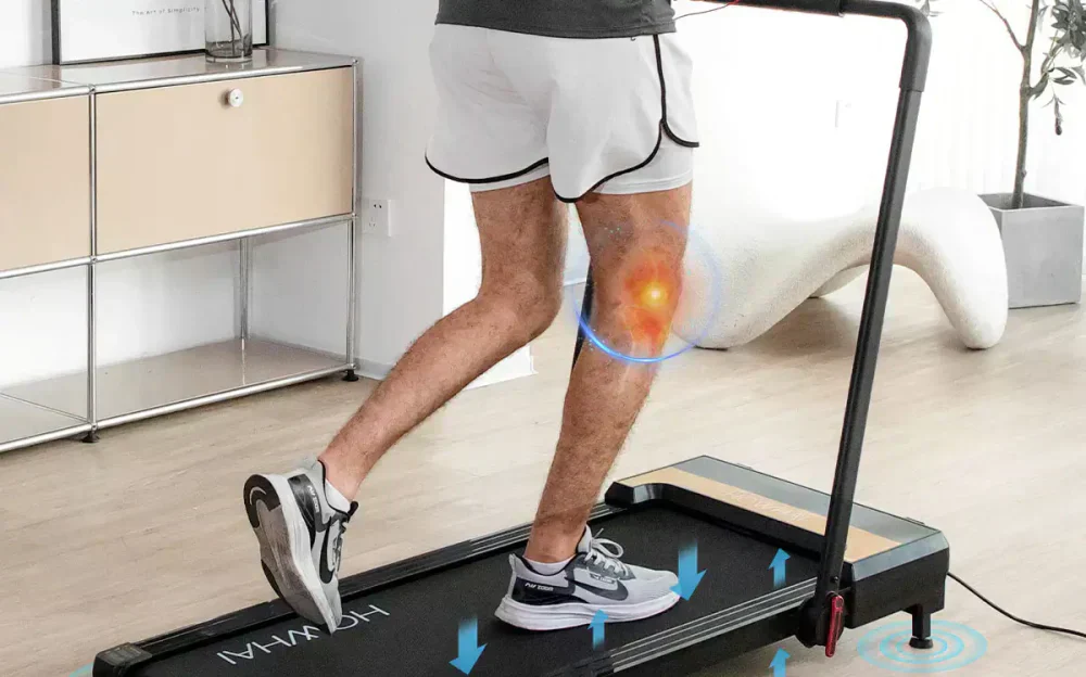 will running on the treadmill hurt your knees?