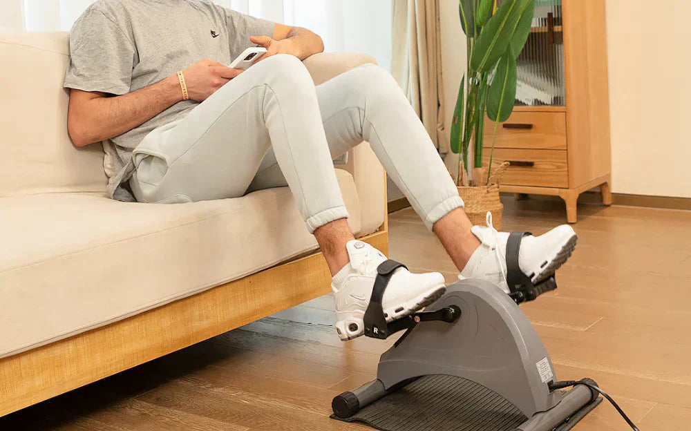 Portable Home Rehabilitation Electric Pedal Exerciser Motorized Mini Exercise Bike For Elderly