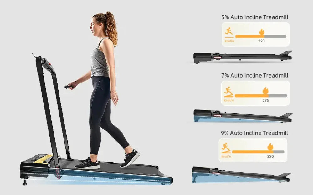 Refine Efficiency: Tousains Collapsible Incline Treadmill