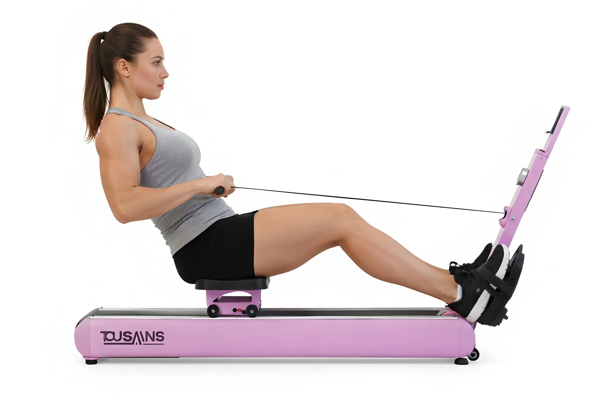Tousains magnetic rowing machine for full-body workouts at home