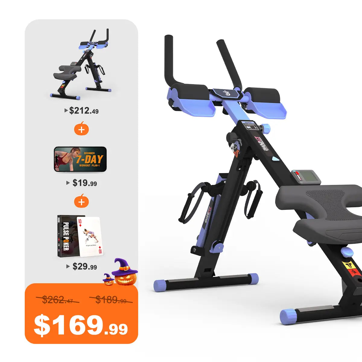 Tousains 3 in 1 Rowing Machine Compact for Home