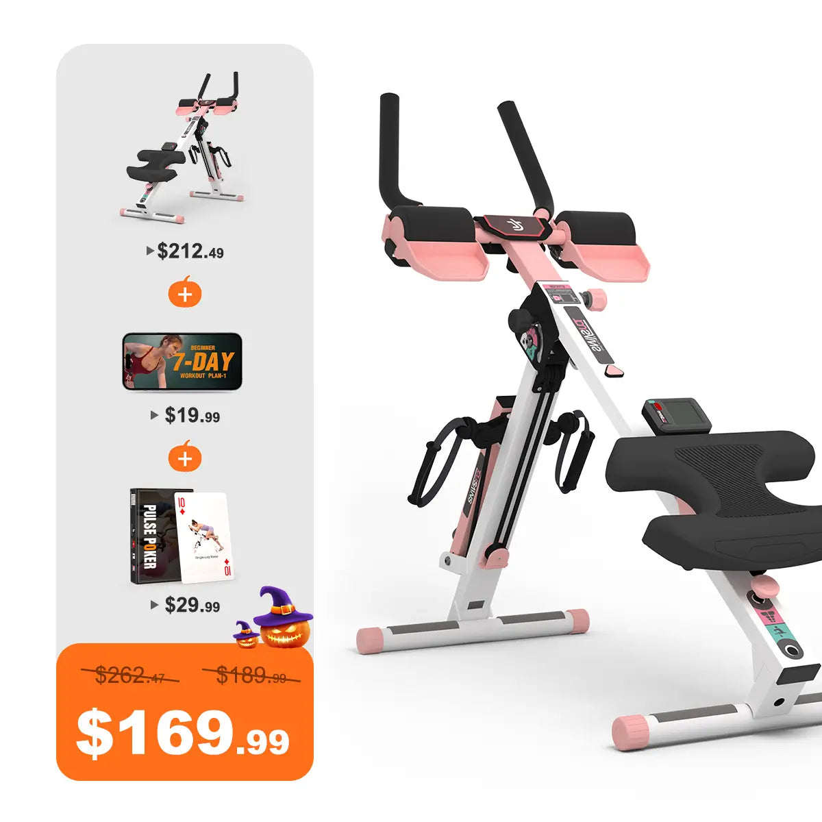 Tousains 3 in 1 Rowing Machine Compact for Home