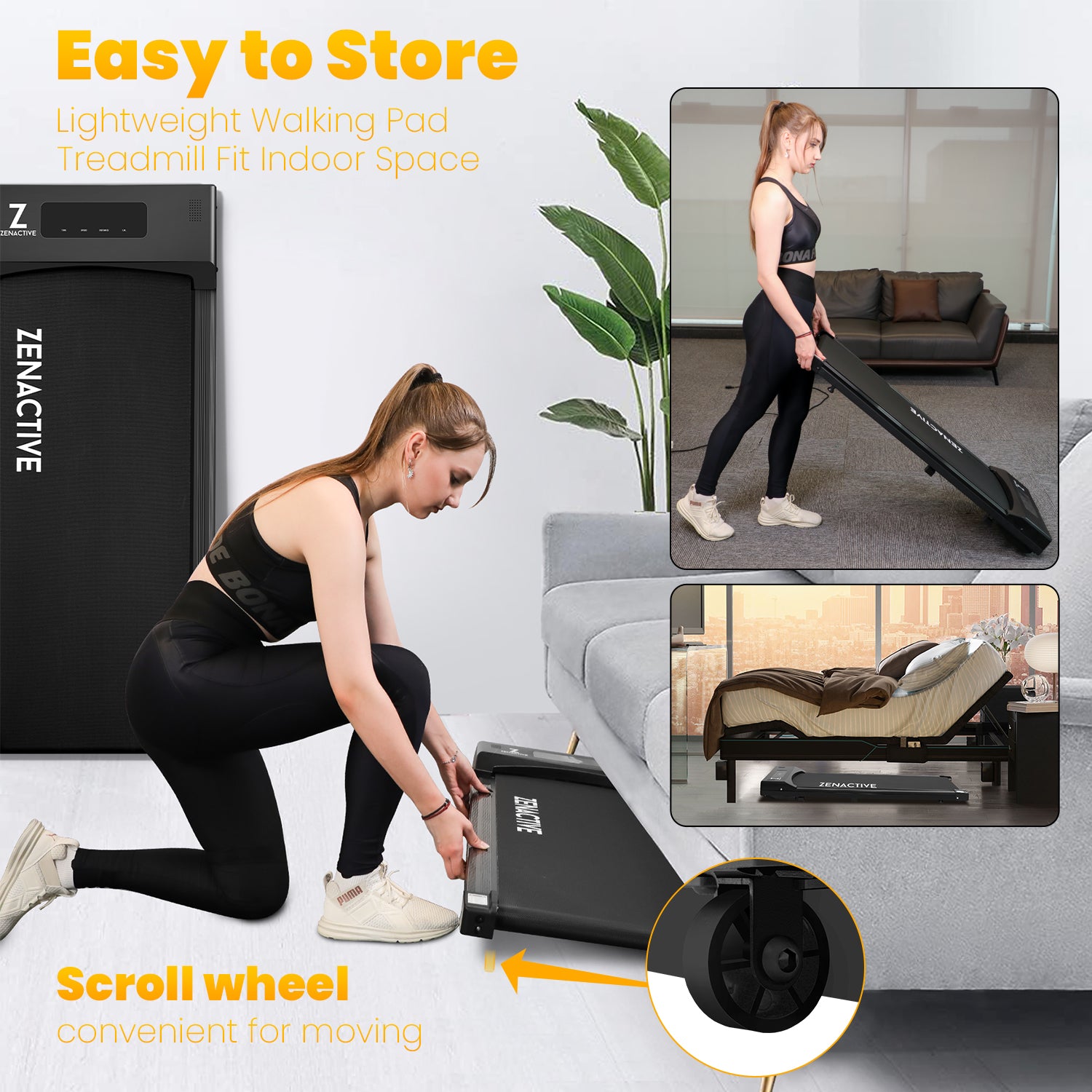 2-in-1 Foldable Treadmill EM5