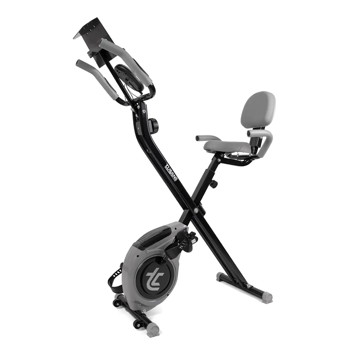 Tousains foldable exercise bike: black