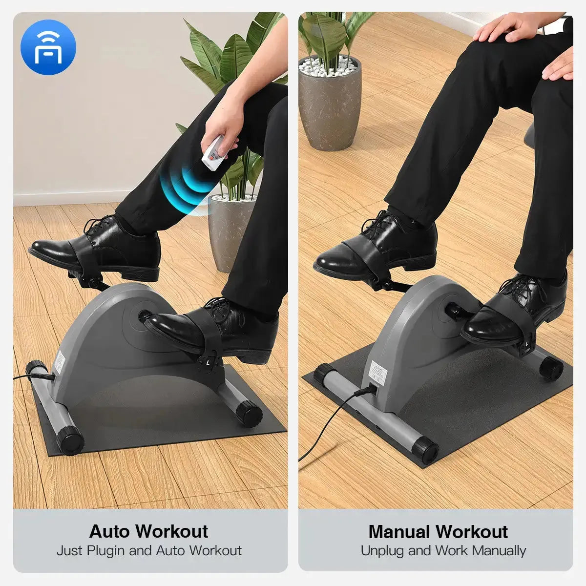 Tousains mini electric exercise bike with two modes