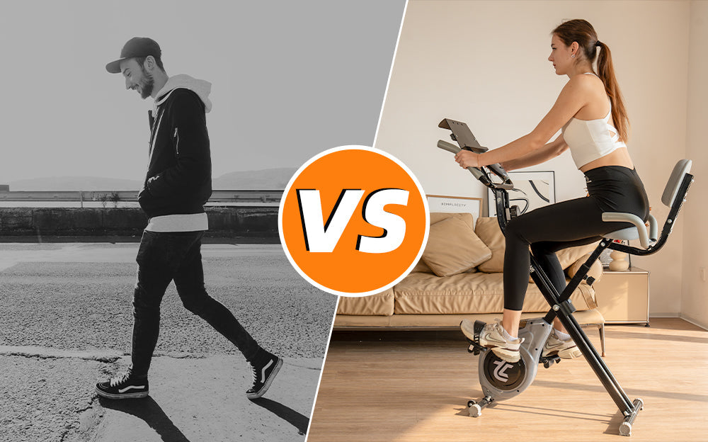 Is Riding a Foldable Stationary Bike as Good as Walking?