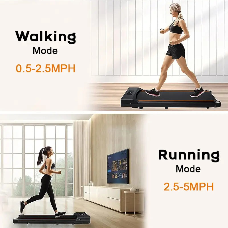 Tousains wallkstation jogging treadmill ST1 with two modes