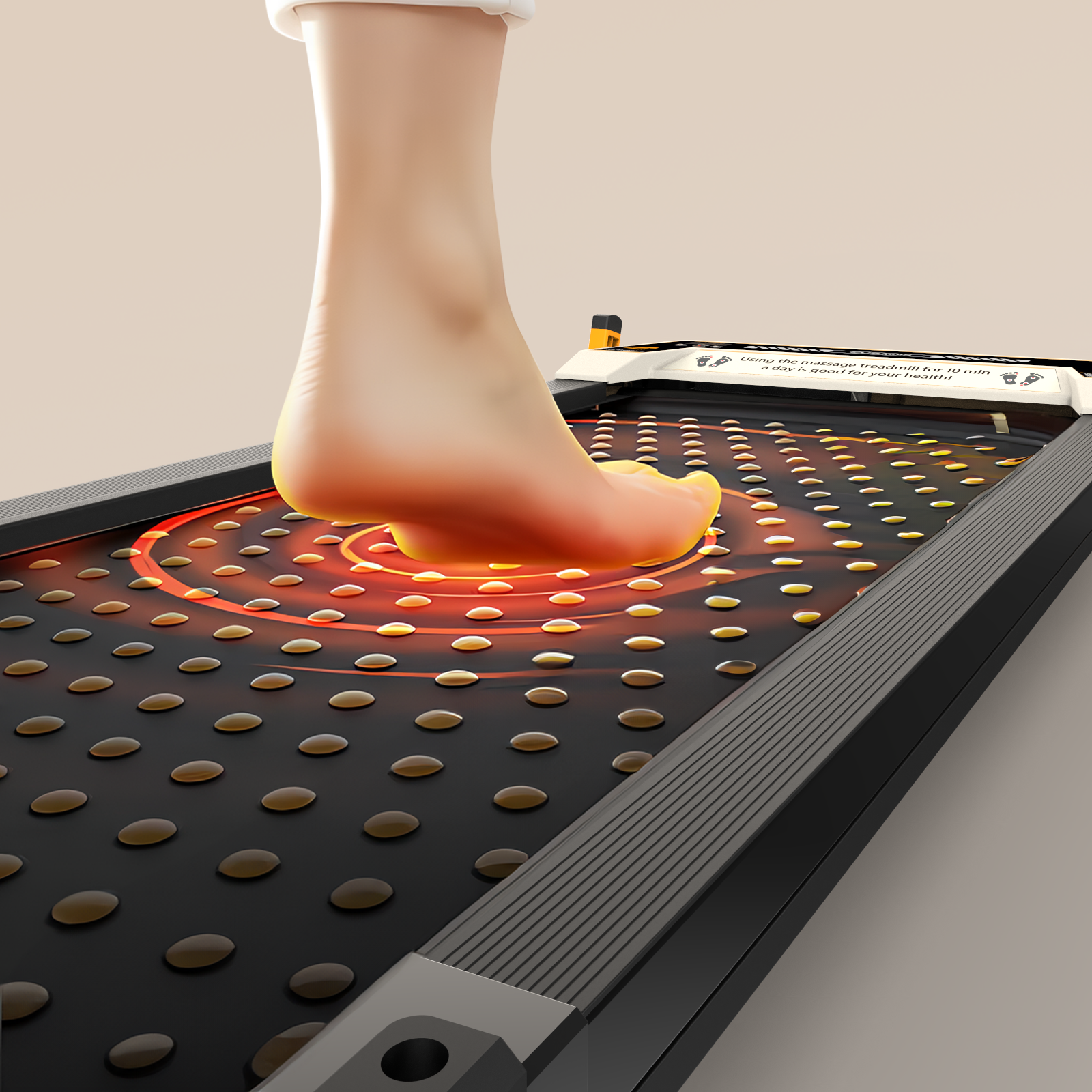 Tousains Walker MS-6s small treadmill for home provides a comfortable foot massage function at home.