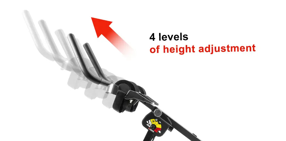 Tousains 3 in 1 rowing machine with 4-level handle height that is suitable for different body types