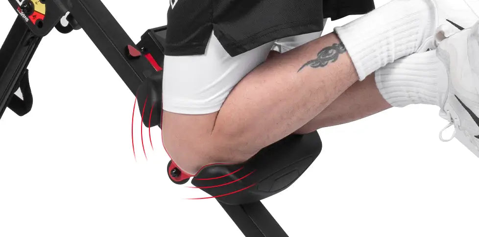 Tousains 3 in 1 rowing machine is comfortable for your knees