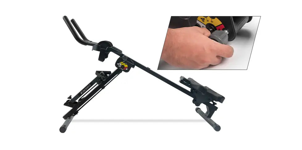 Tousains 3 in 1 rowing machine with method to convert mode- first turn out the bolt