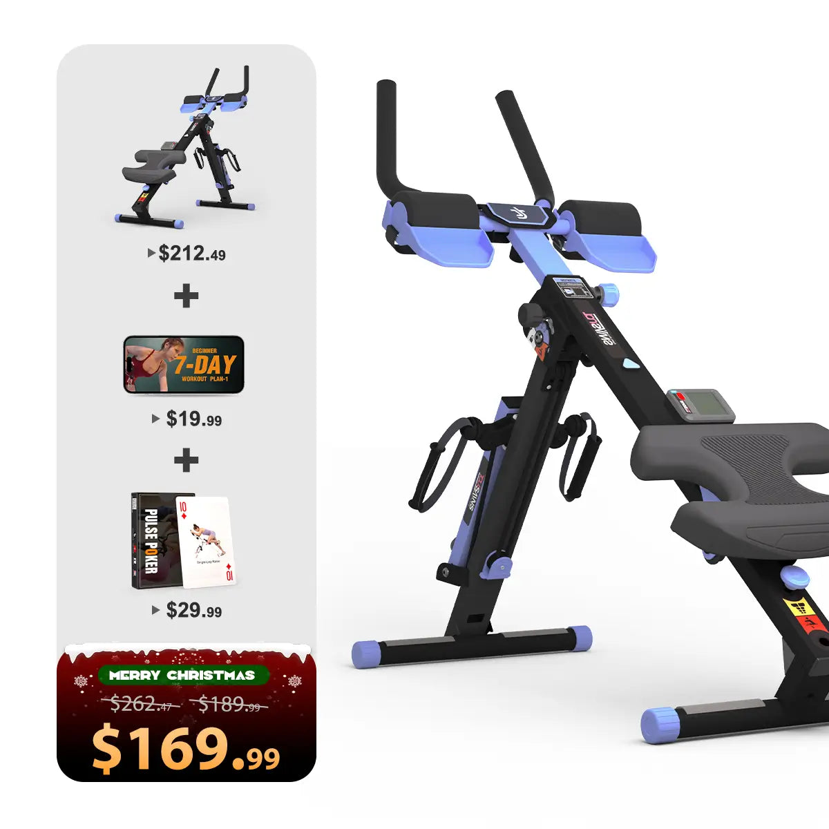 Tousains 3 in 1 Rowing Machine Compact for Home