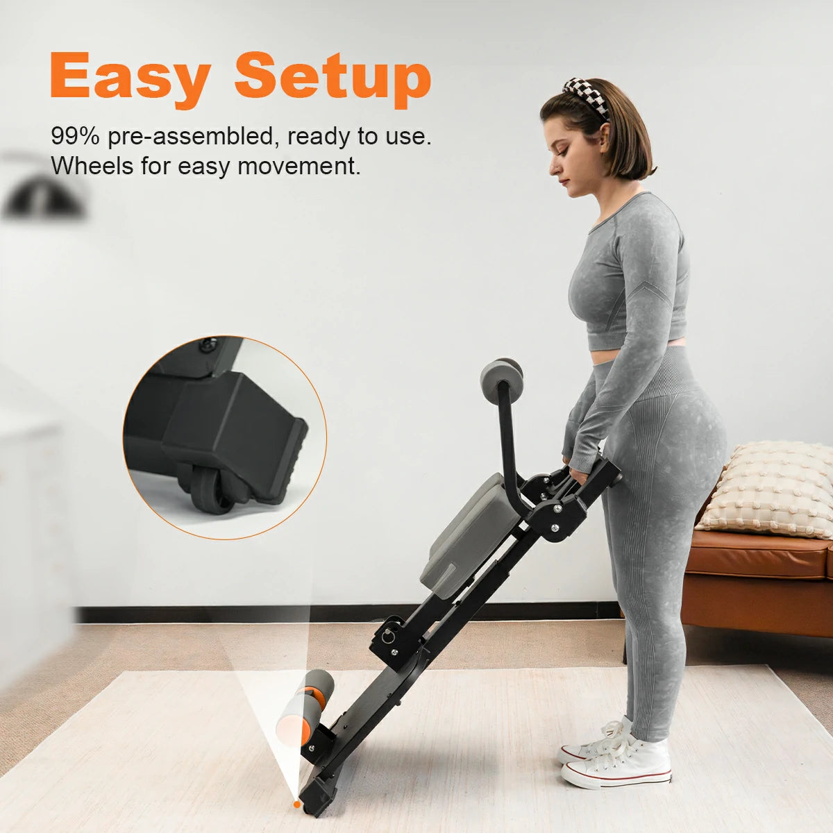 Tousains 3 in 1 Sissy Squat Machine