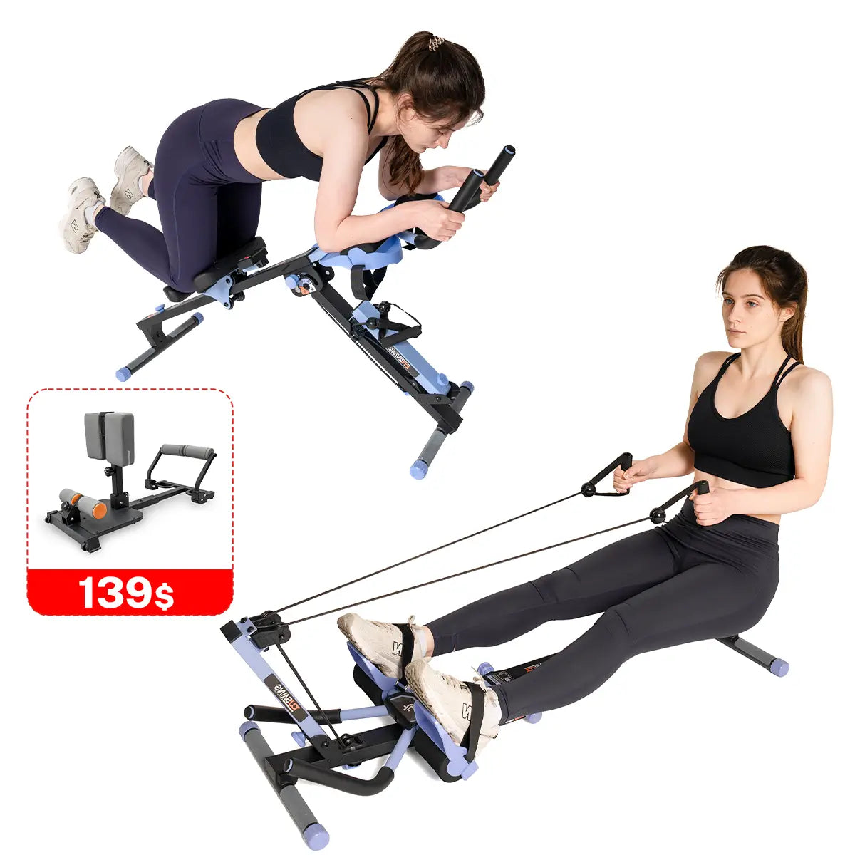 Tousains 3 in 1 Rowing Machine