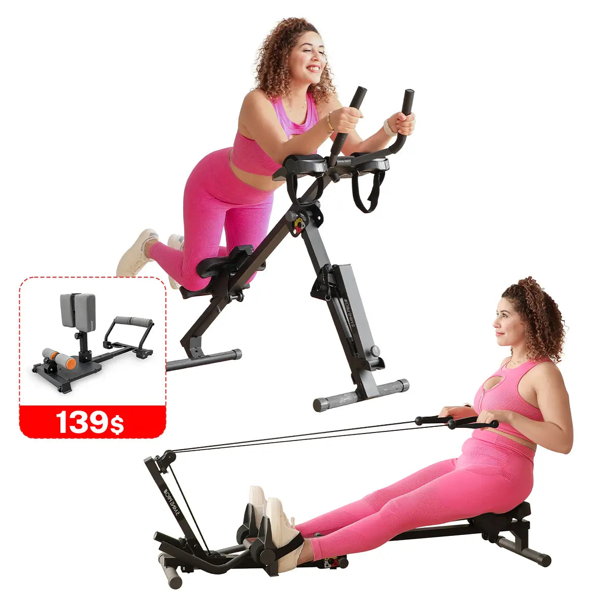 Tousains 3 in 1 Rowing Machine