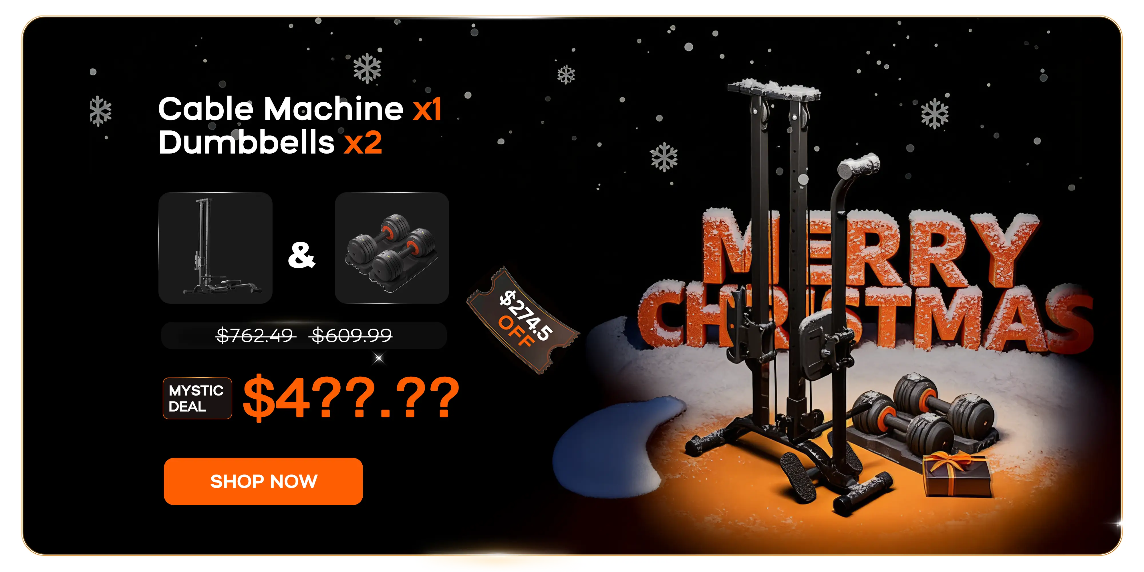 Tousains strength training equipment for home: A bundle for cable machine CR63 and adjustable dumbbell MX55. Shop Christmas sale!