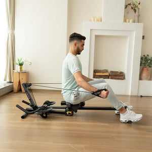 Tousains 3 in 1 rowing machine with inverted rowing mode