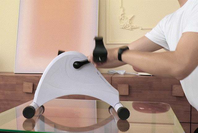 Tousains mini electric exercise bike for arms exercise