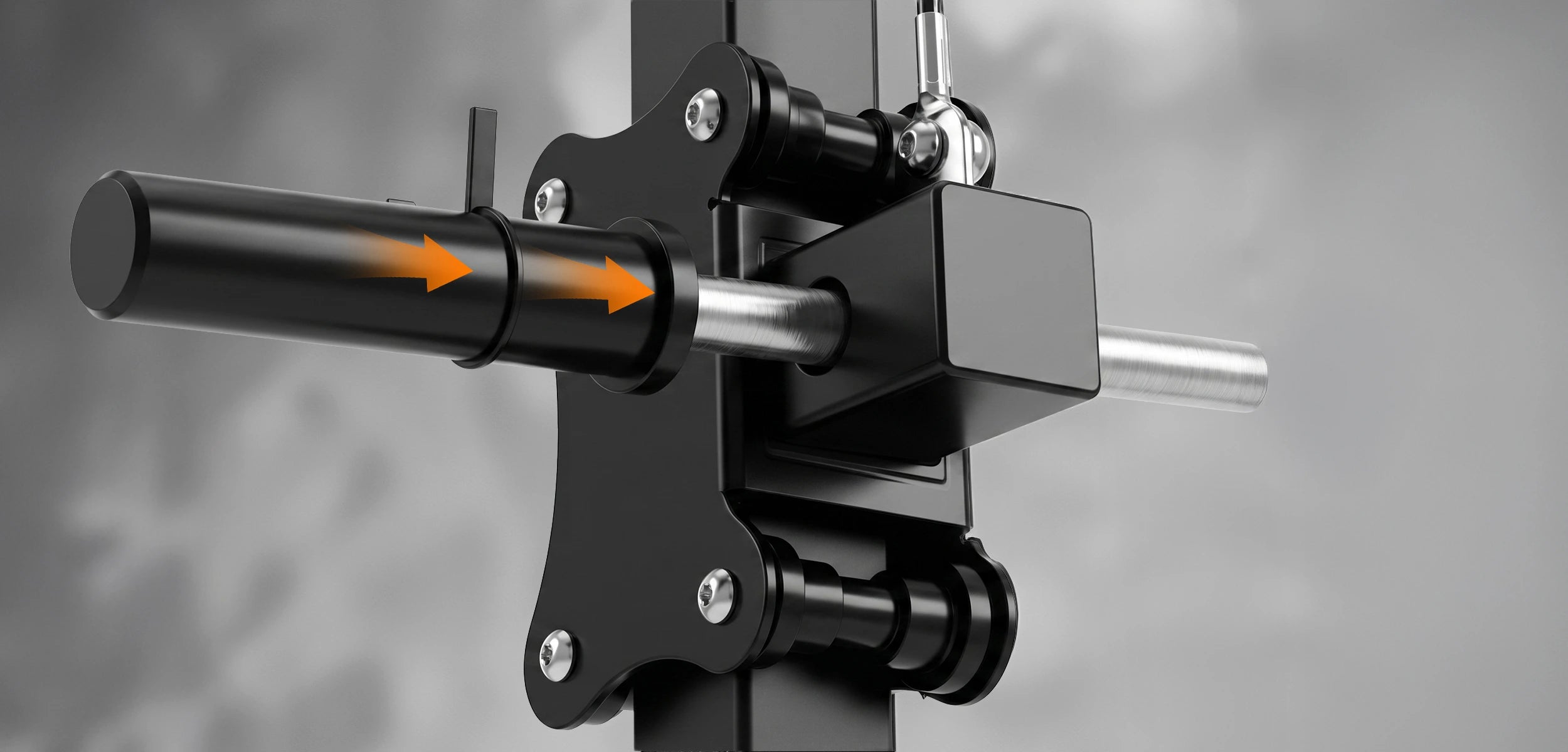 Tousains Plate-loaded LAT pulldown machine LA76 is compatible with both Olympic and standard plates.