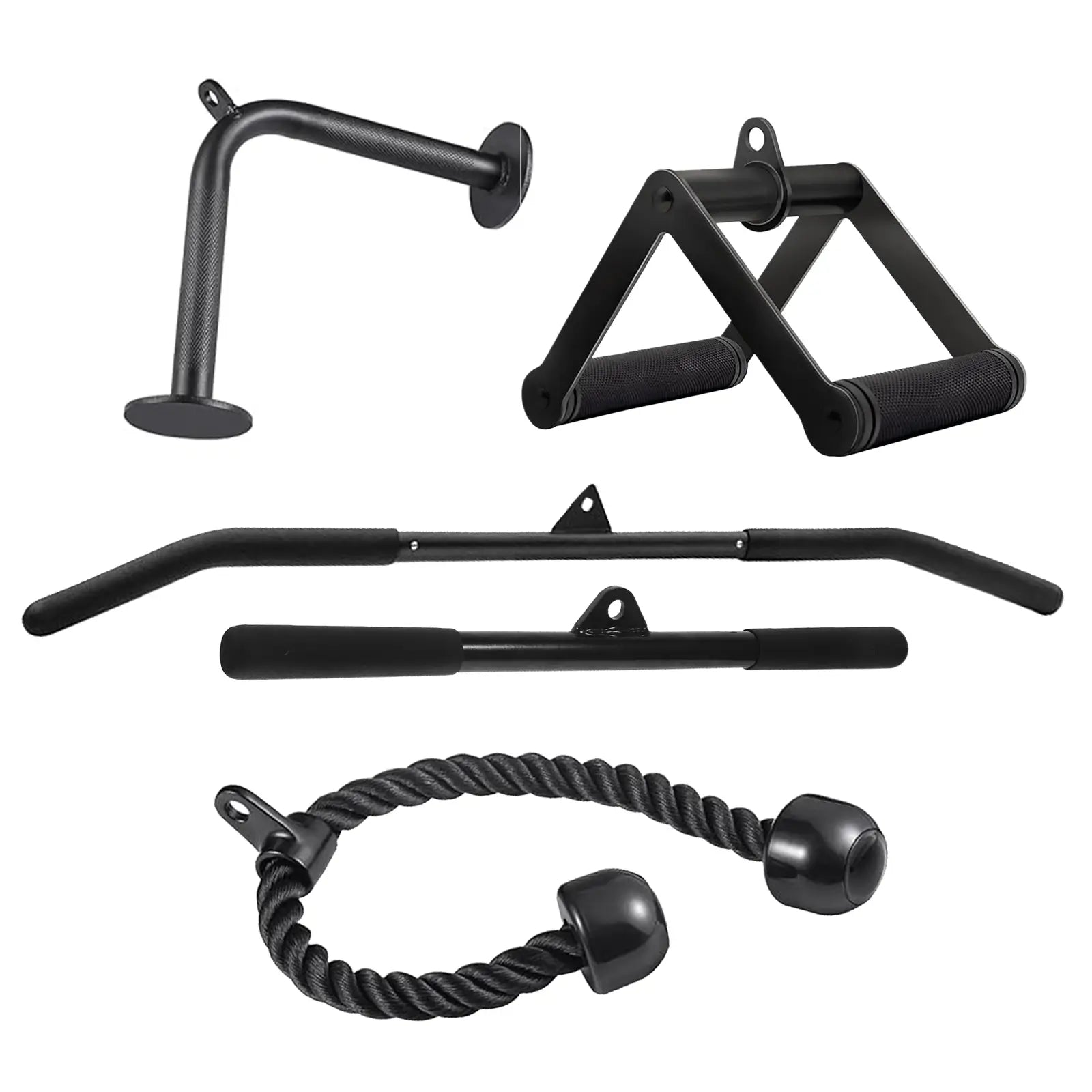 Tousains LAT Pulldown Machine is equipped with many accessories 