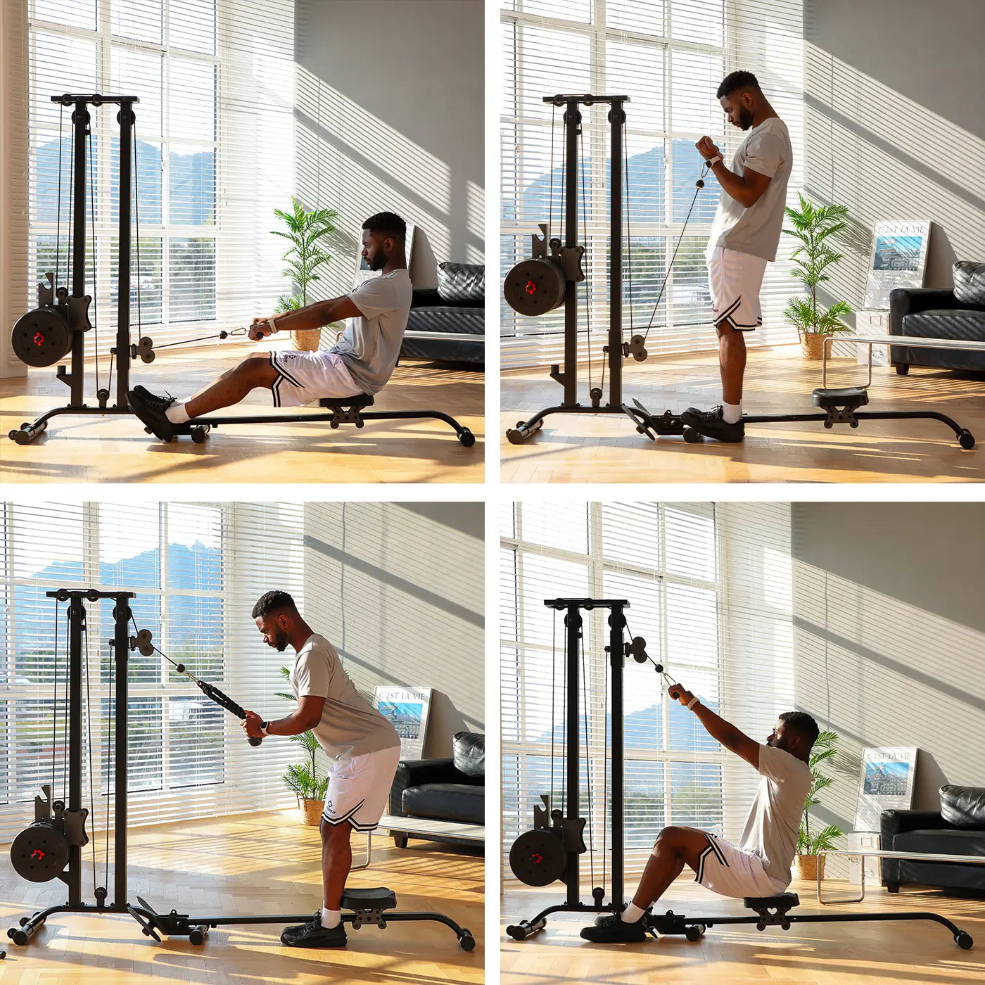 Tousains LAT Pulldown Machine offers versatile workouts 