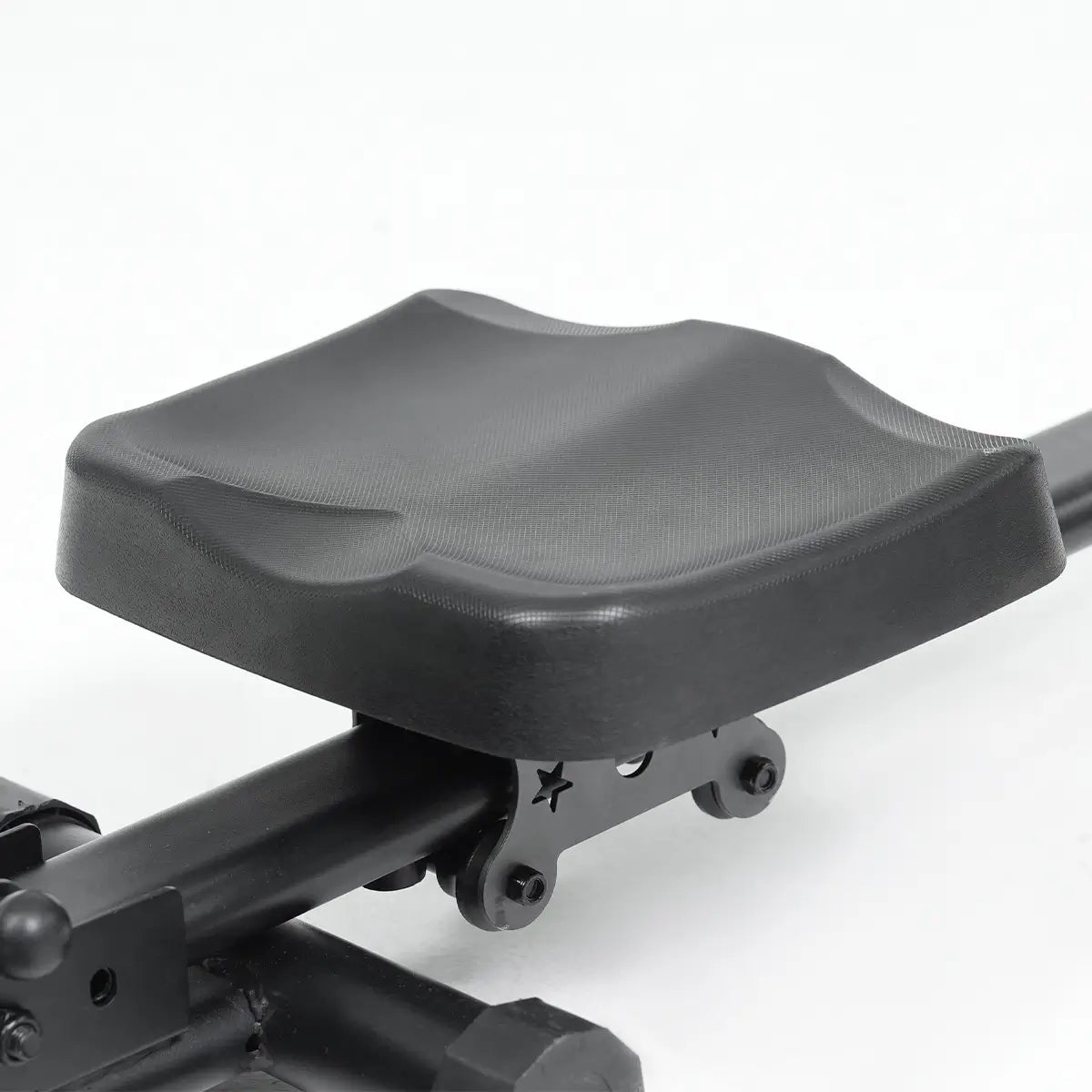The seat of Tousains LAT Pulldown Machine is comfortable