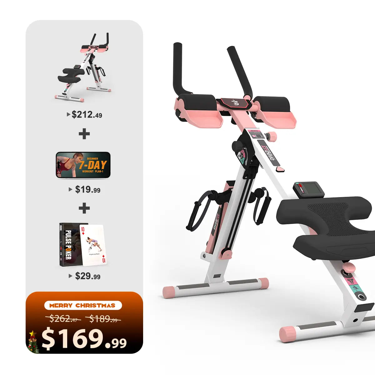 Tousains 3 in 1 Rowing Machine Compact for Home