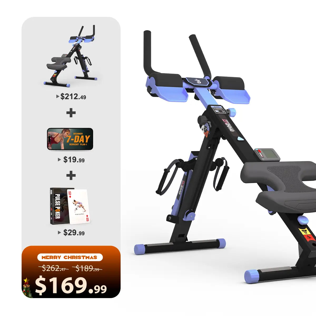 Tousains 3 in 1 Rowing Machine Compact for Home