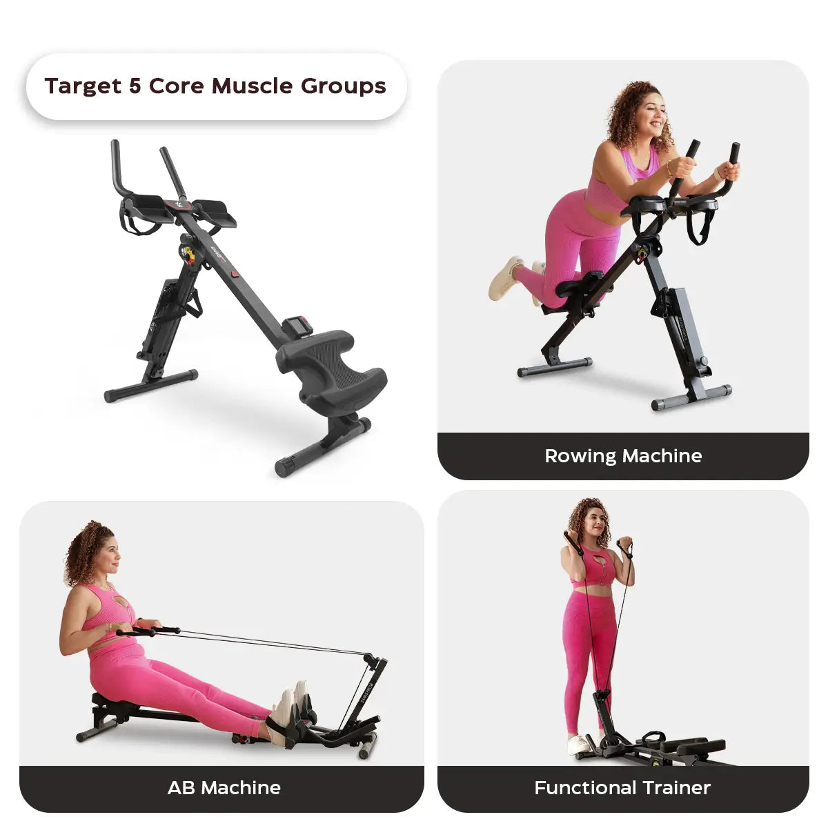 Tousains 3 in 1 Rowing Machine