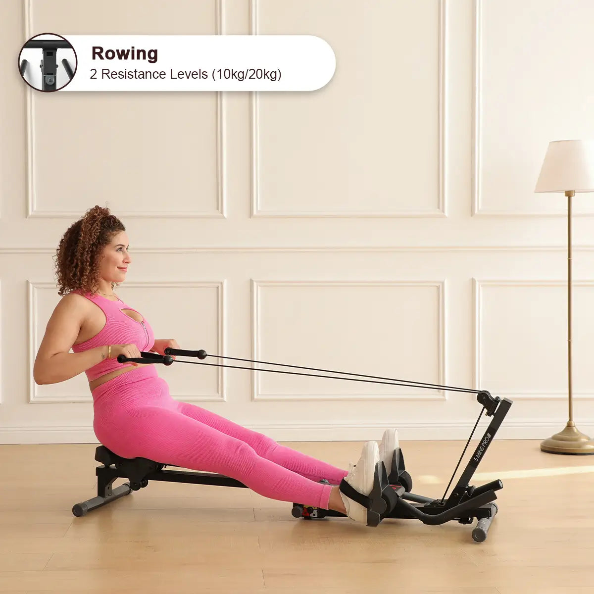 Tousains 3 in 1 Rowing Machine