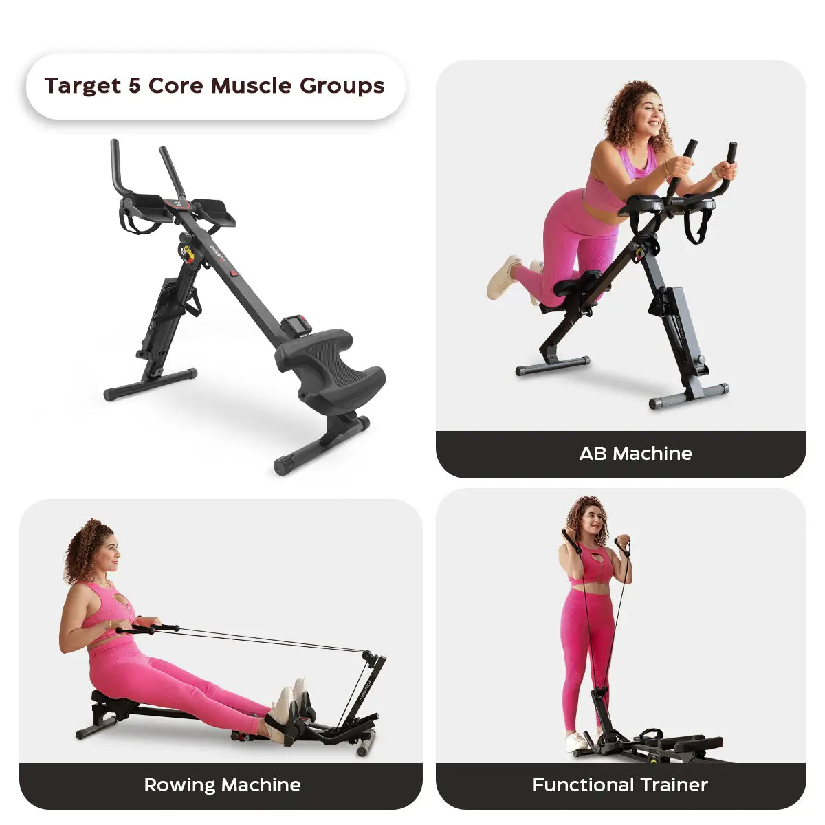 Tousains 3 in 1 Rowing Machine