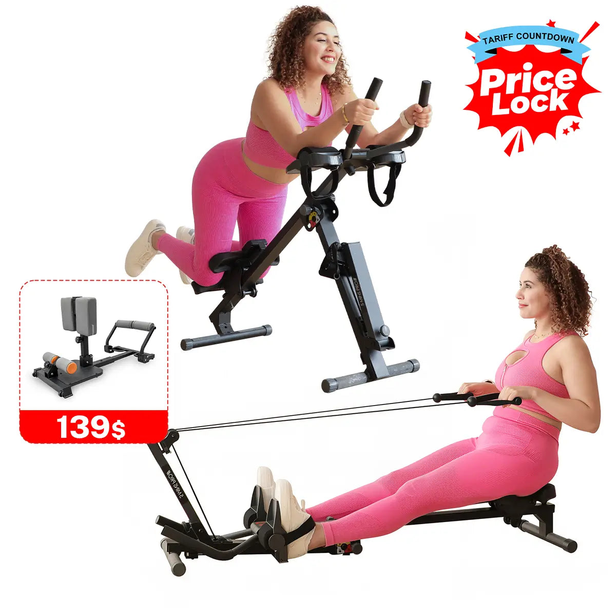 Tousains 3 in 1 Rowing Machine