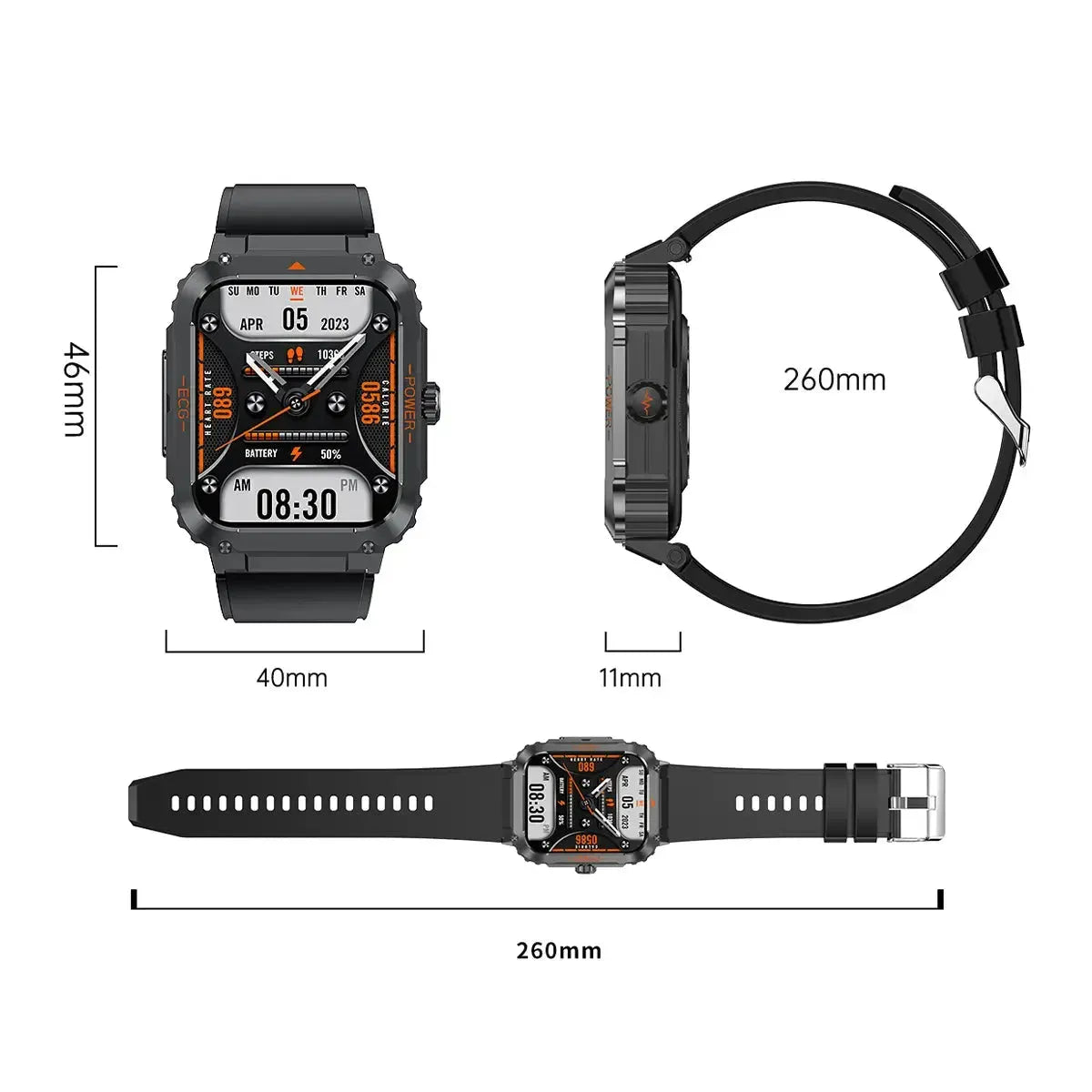 Tousains smartwatch S1 product details 