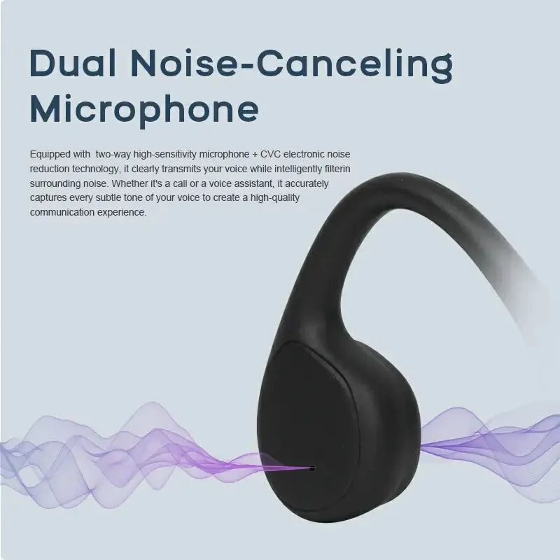 Tousains bone conduction headphones with no noise