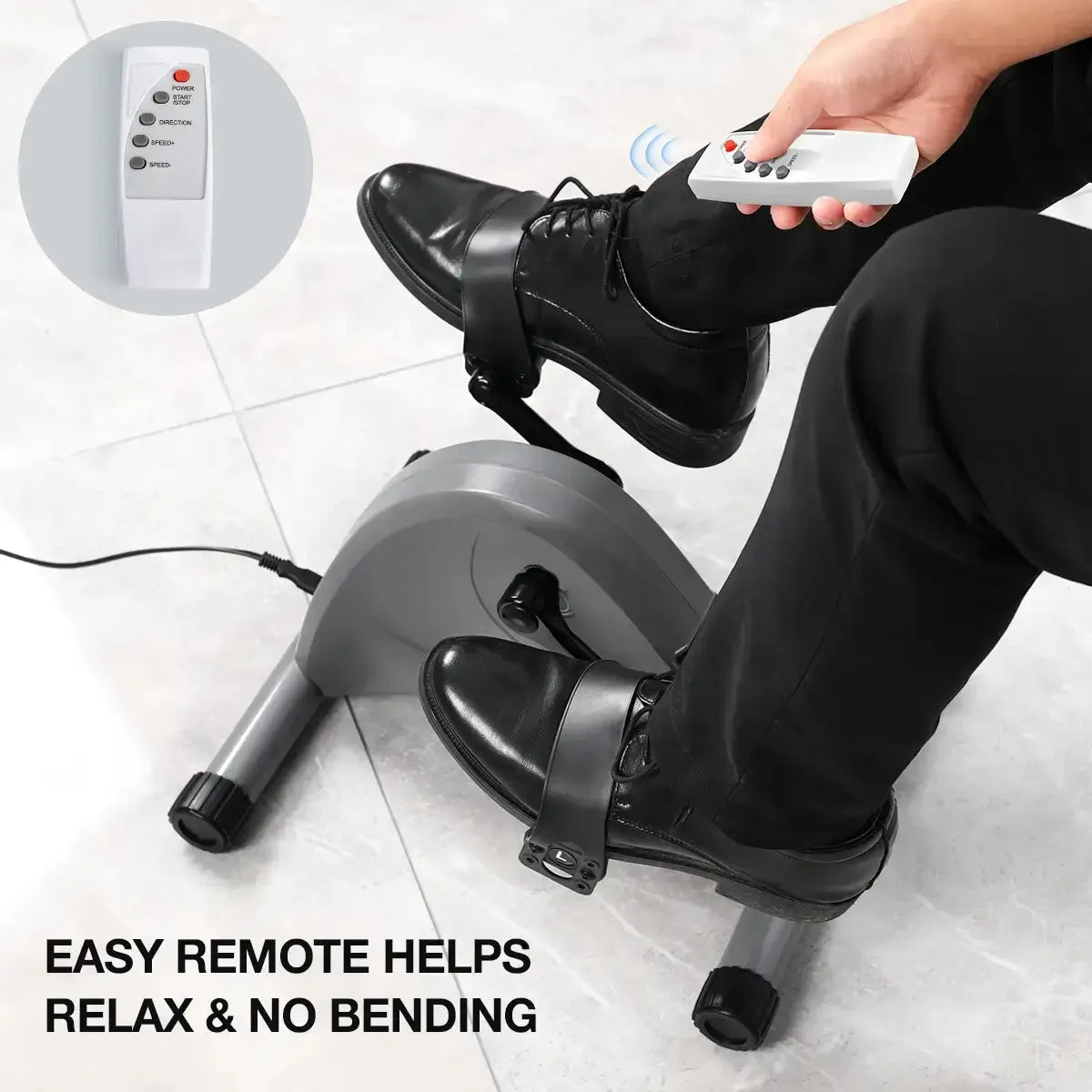 Tousains mini electric exercise bike with remote control