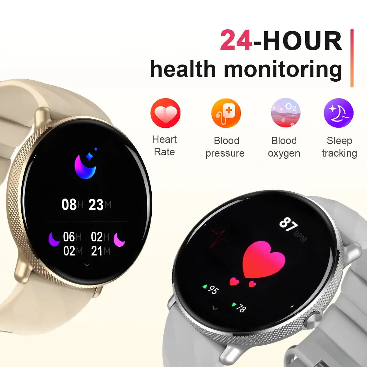 Tousains smartwatch P2 with health monitoring