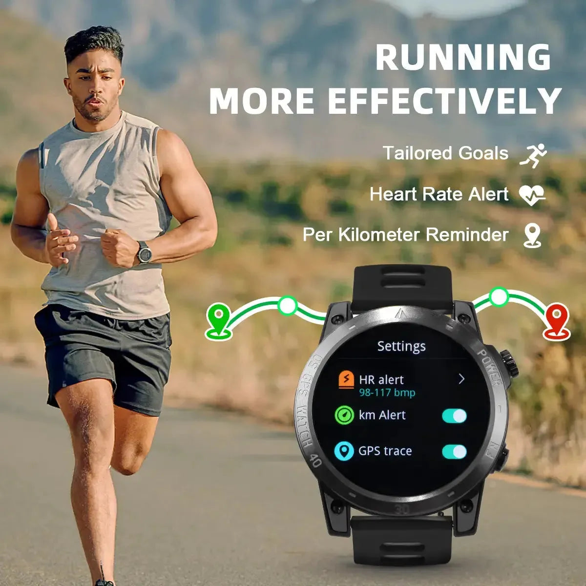 Tousains smartwatch S2 for runners