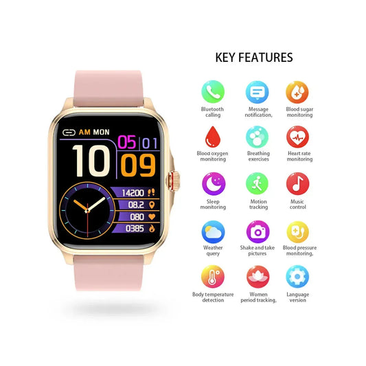 Tousains smartwatch P1 with all functions